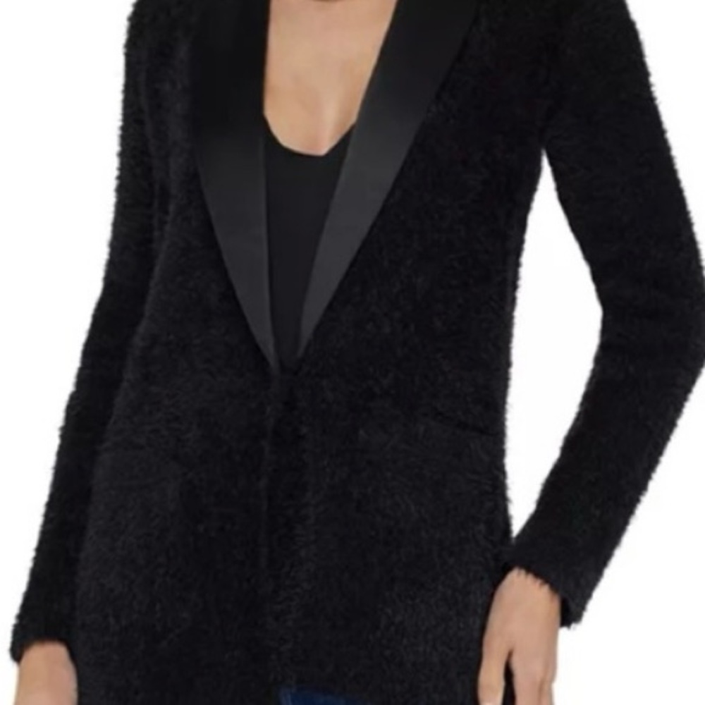L'AGENCE Black Textured Jacket